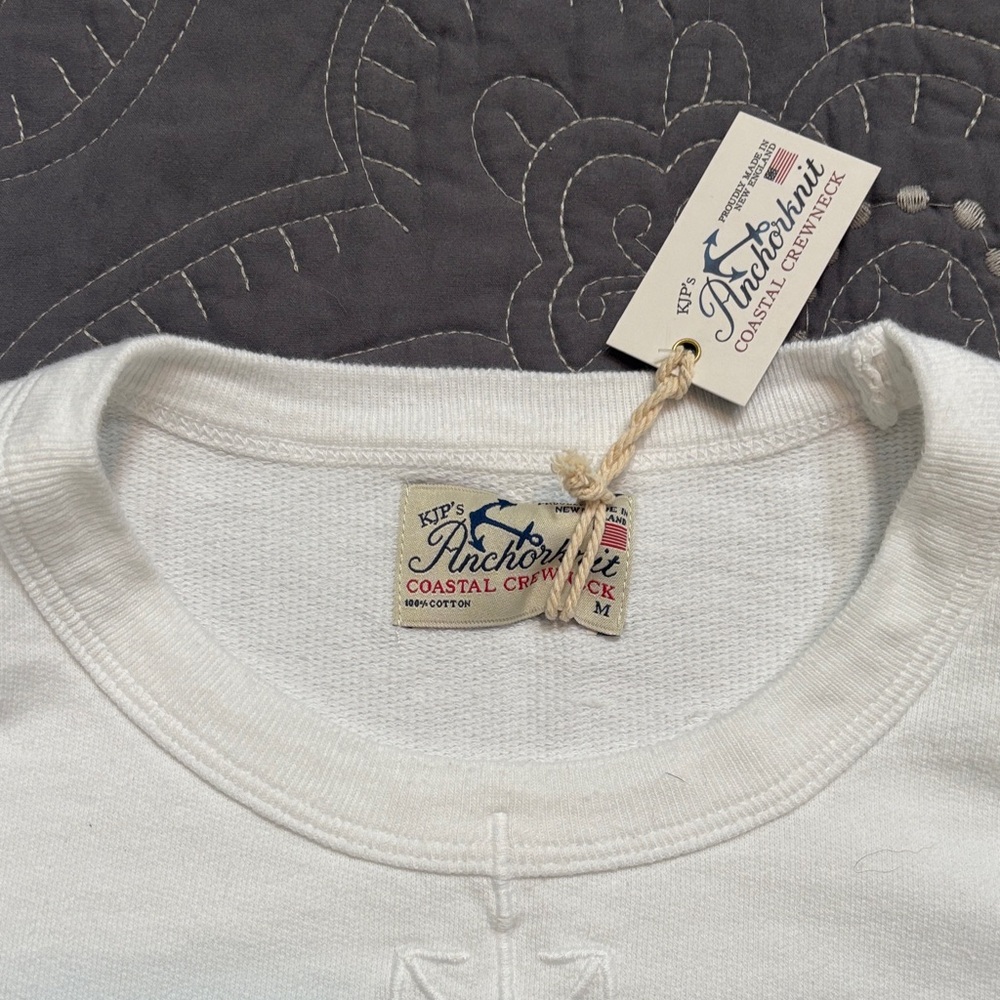 Kiel James Patrick White Coastal Crewneck Sweatshirt - Picture 6 of 8